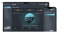 Layout and design of the DTS platform for the Ministry of Transport.